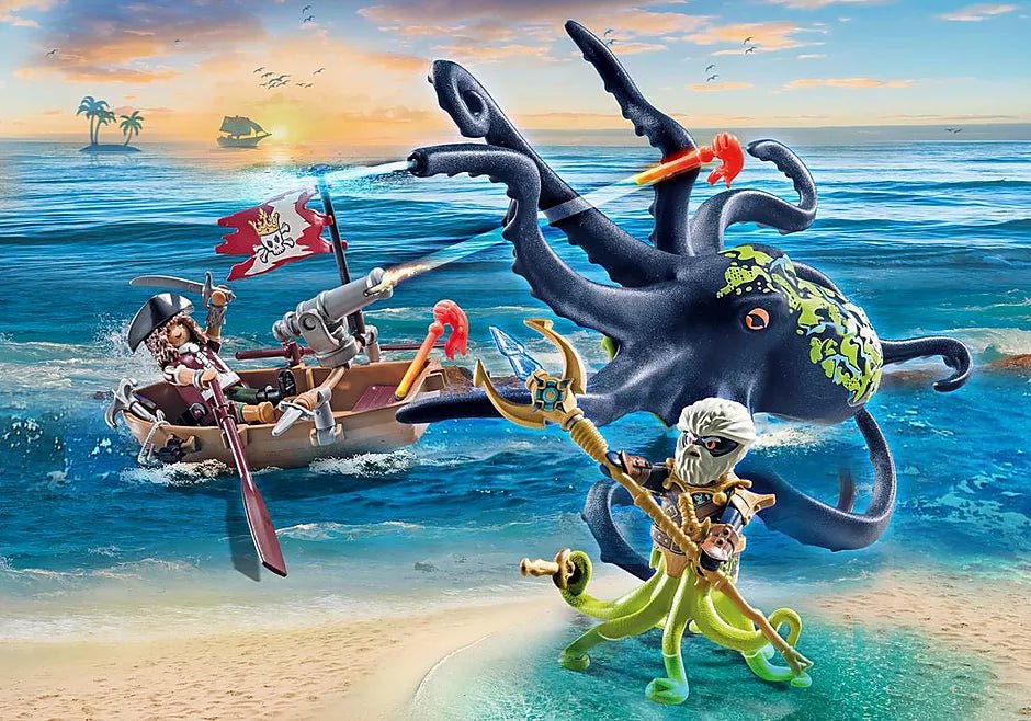 Playmobil®Pirates - Kampf gegen den Riesenoktopus - Playmobil