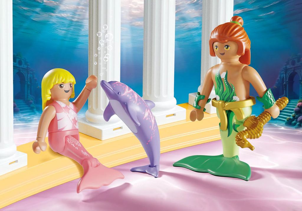 Playmobil Unterwasserwelt mit Meerjungfrauen und Delfinen