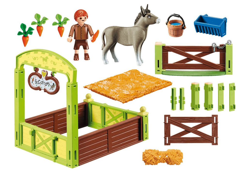 Playmobil®Spirit - Pferdebox "Snips & Herr Karotte" - Playmobil