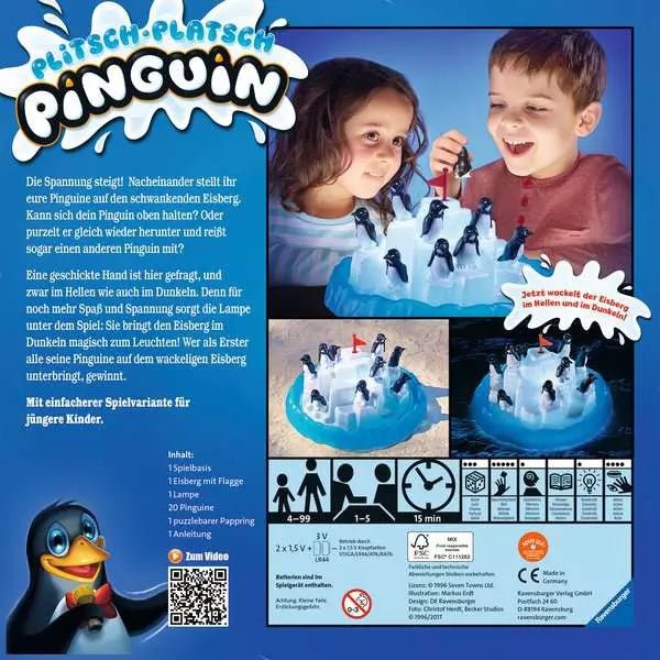 Spiel mit Eisberg und Pinguinfiguren für Kinder