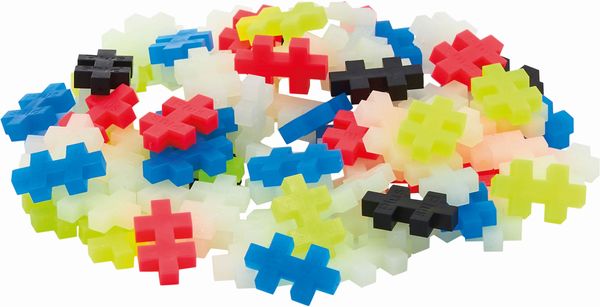 Plus - Plus - 100 Kreativ Bausteine Nachtleuchtend - Carletto / Plus Plus