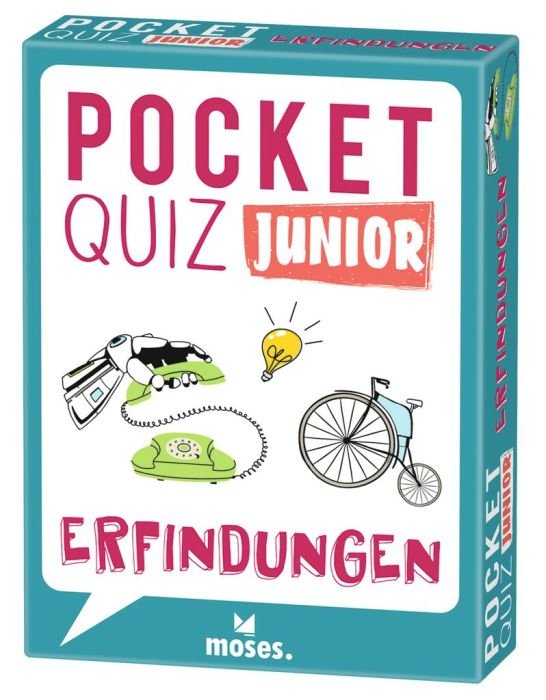 Pocket Quiz junior Erfindungen Moses ab 8 Jahren