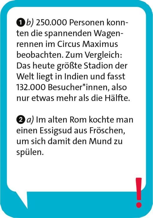 Quizspiel Geschichte für Kinder ab 8 im Taschenformat