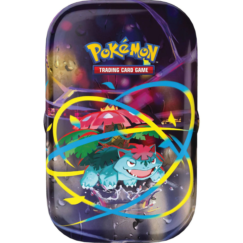 Pokémon Mega-Helden Mini-Tin Box mit Bisaflor Design – Sammelkartenspiel Booster Herbst Edition DE