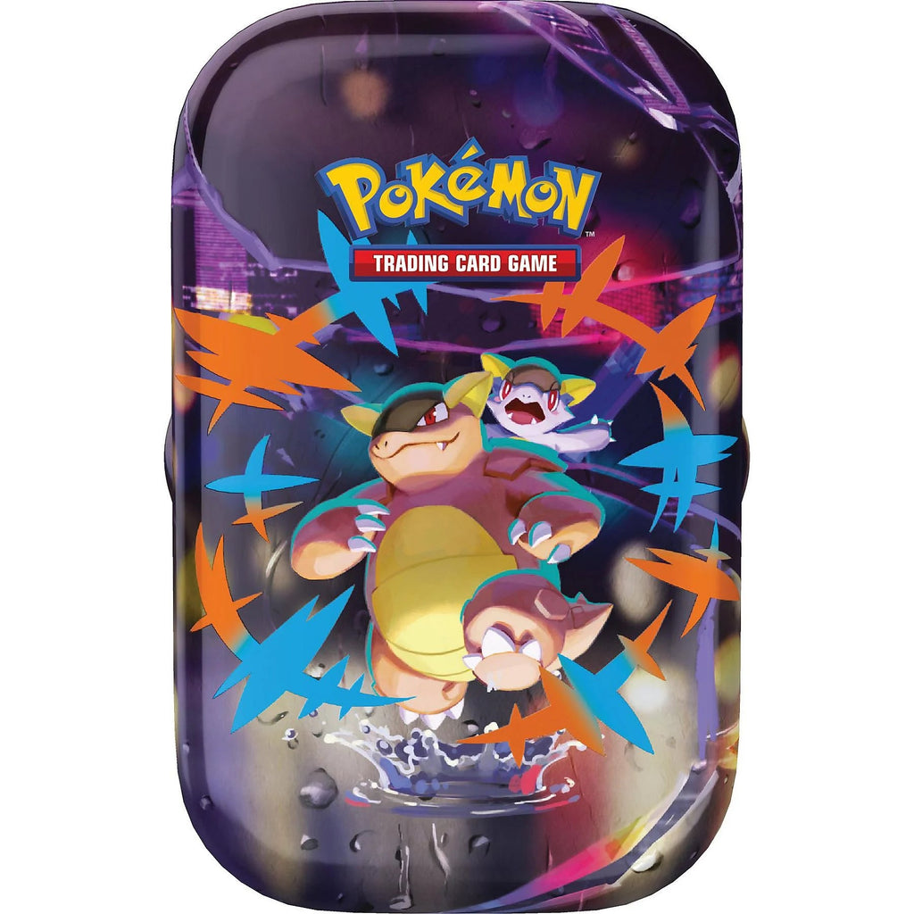 Pokémon Mega-Helden Mini-Tin Box mit Kangama Design – Sammelkartenspiel Booster Herbst Edition DE