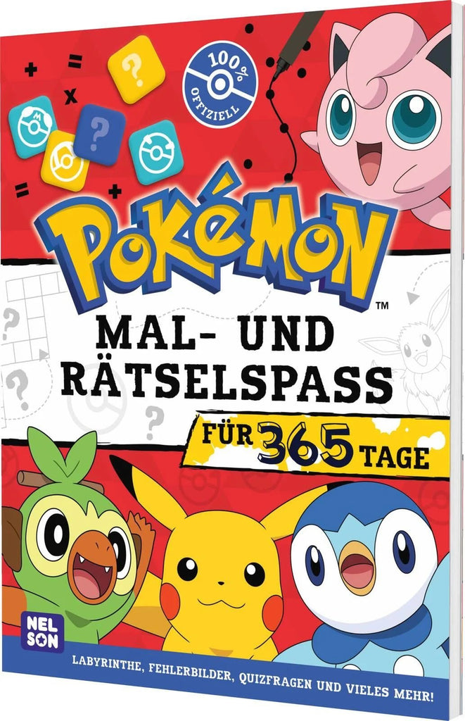 Pokémon Activity-Buch Mal und Rätselspaß für 365 Tage

