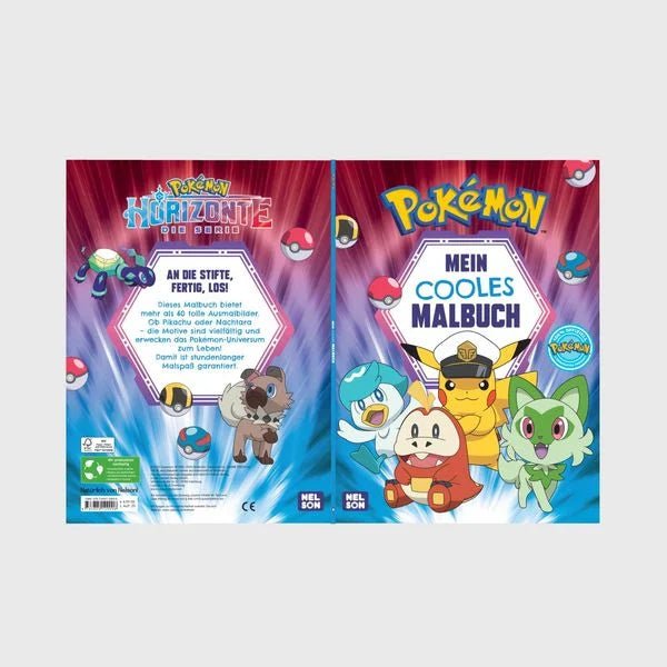 Kinder Malbuch Pokémon zum kreativen Ausmalen
