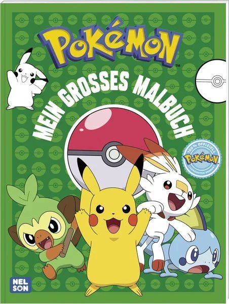 Pokémon Activity - Buch: Mein großes Malbuch - Nelson