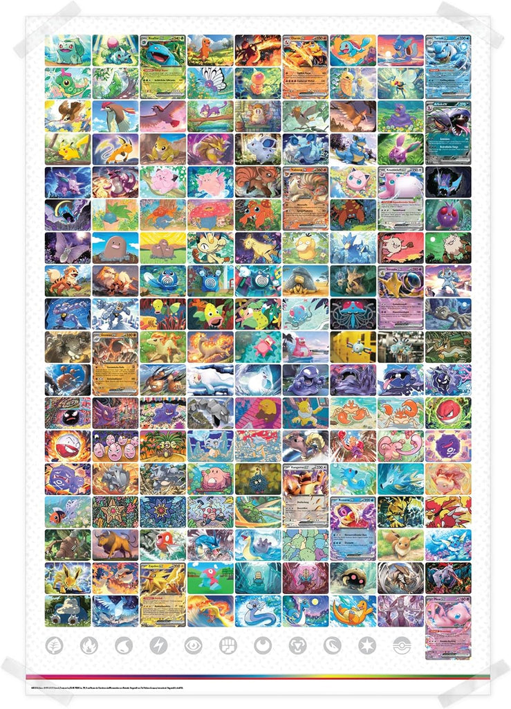 Pokemon Karmesin & Purpur 151 on - Poster - Kollektion - Deutsch - Amigo