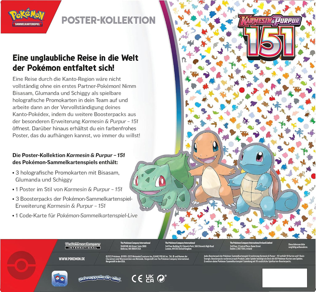 Pokemon Karmesin & Purpur 151 on - Poster - Kollektion - Deutsch - Amigo