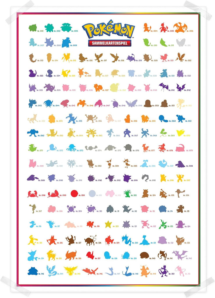 Pokemon Karmesin & Purpur 151 on - Poster - Kollektion - Deutsch - Amigo