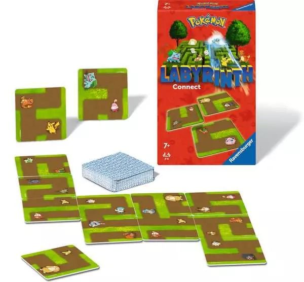 Pokémon Labyrinth Connect - Reisespiel ab 7 Jahren - Ravensburger