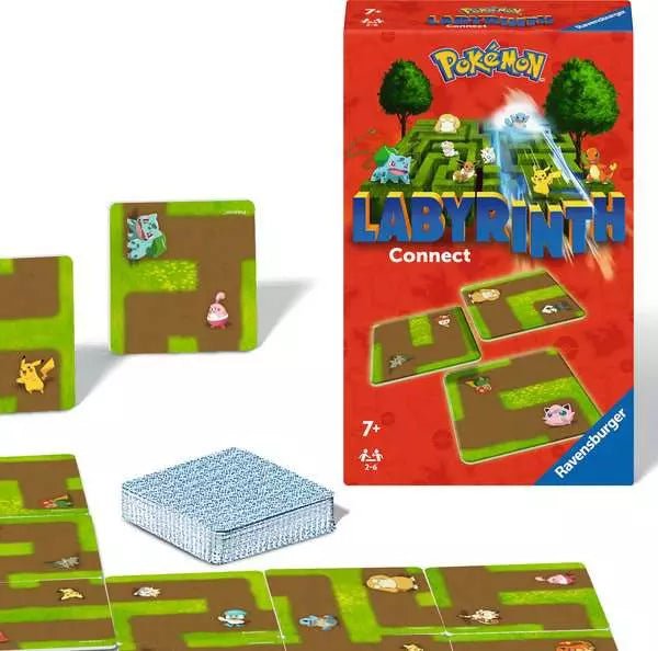 Pokémon Labyrinth Connect - Reisespiel ab 7 Jahren - Ravensburger