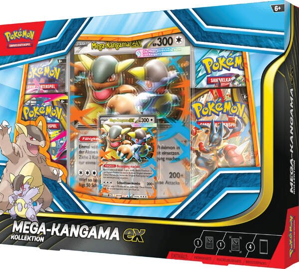 Pokémon Mega-Kangama EX Kollektion Box Deutsch
