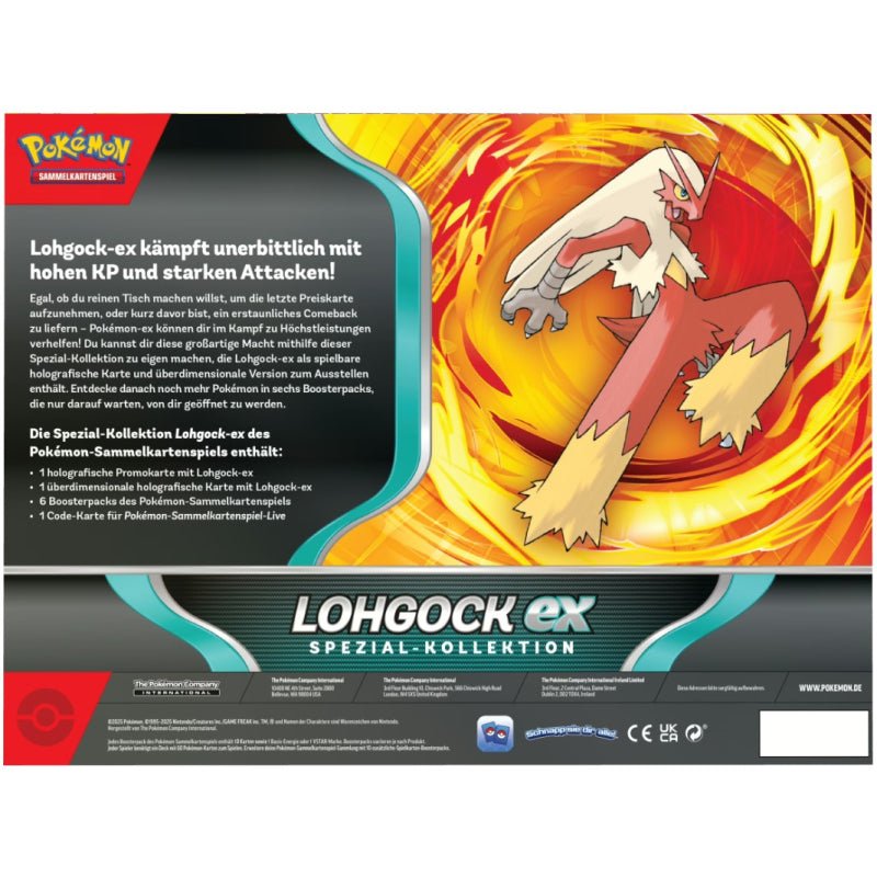 Pokémon Spezial-Kollektion Lohgock-ex Oversize Karte + Boosterpacks
