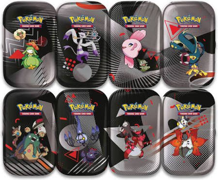 Pokémon Karmesin Purpur Mini-Tin Schwarze Blitze & Flammen