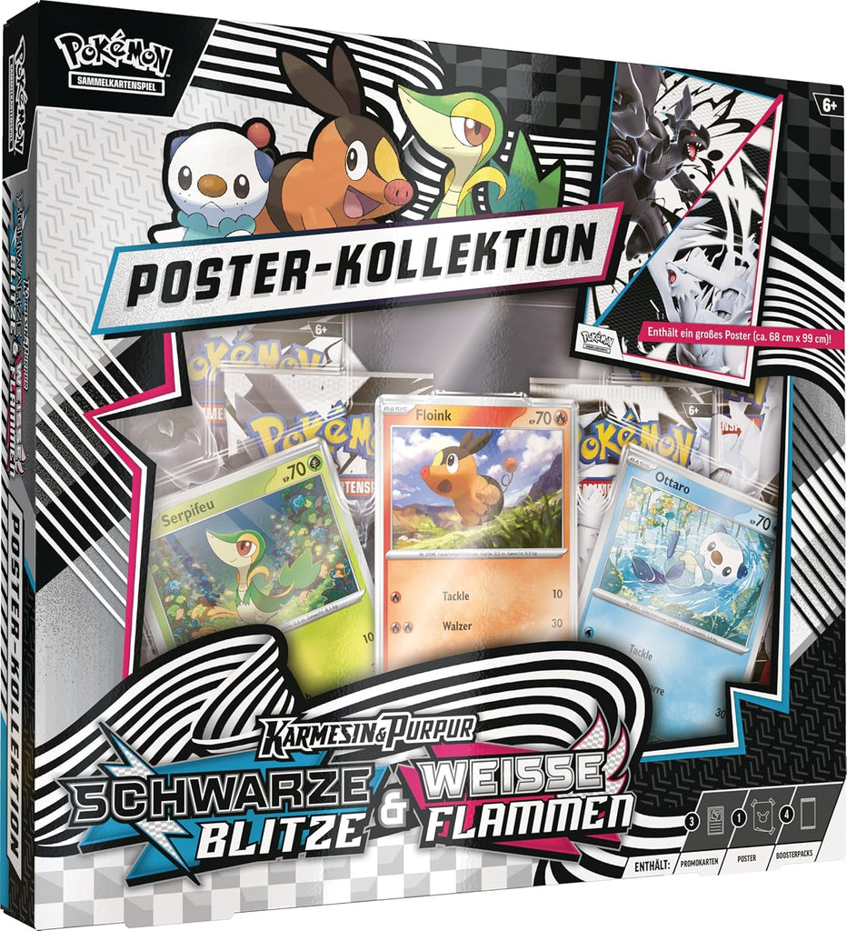 Pokémon Schwarze Blitze & Weiße Flammen Poster-Kollektion deutsch