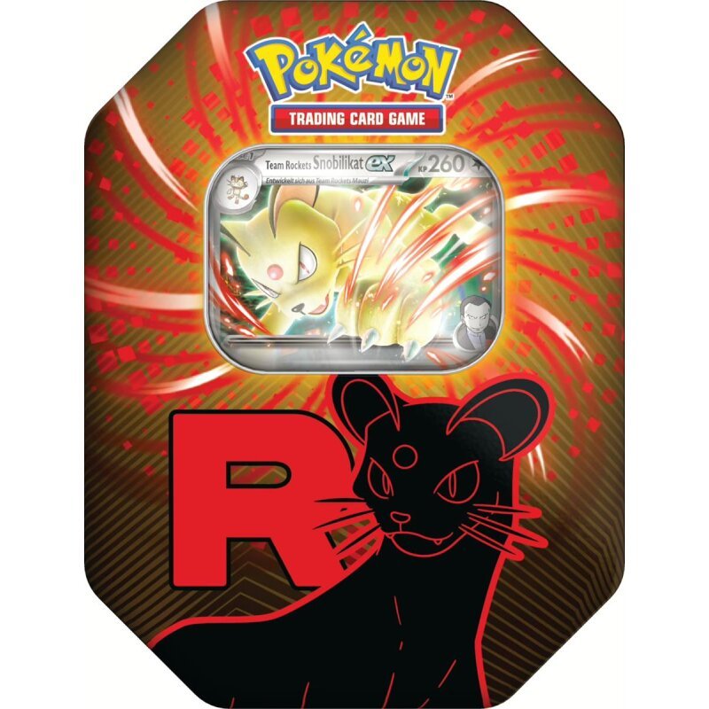 Pokémon Tin Snobilikat-ex mit Promokarte und Boosterpacks ab 6 Jahren