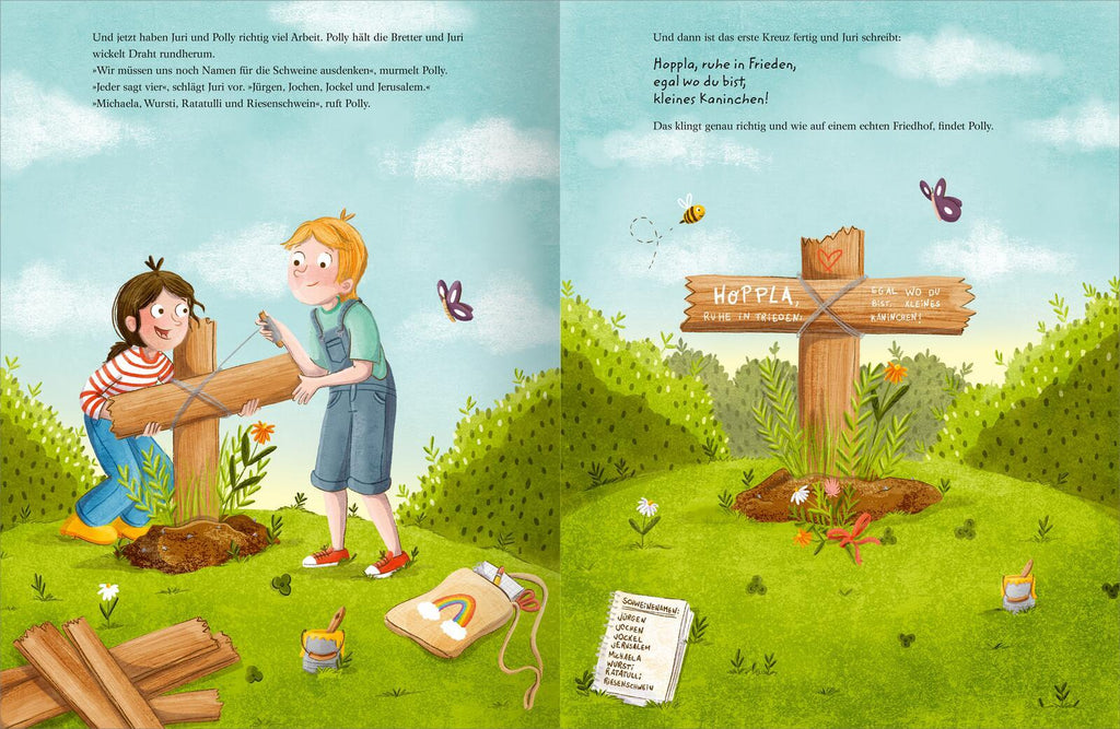 Pollys Huhn stirbt – Trost spendendes Bilderbuch für Kinder