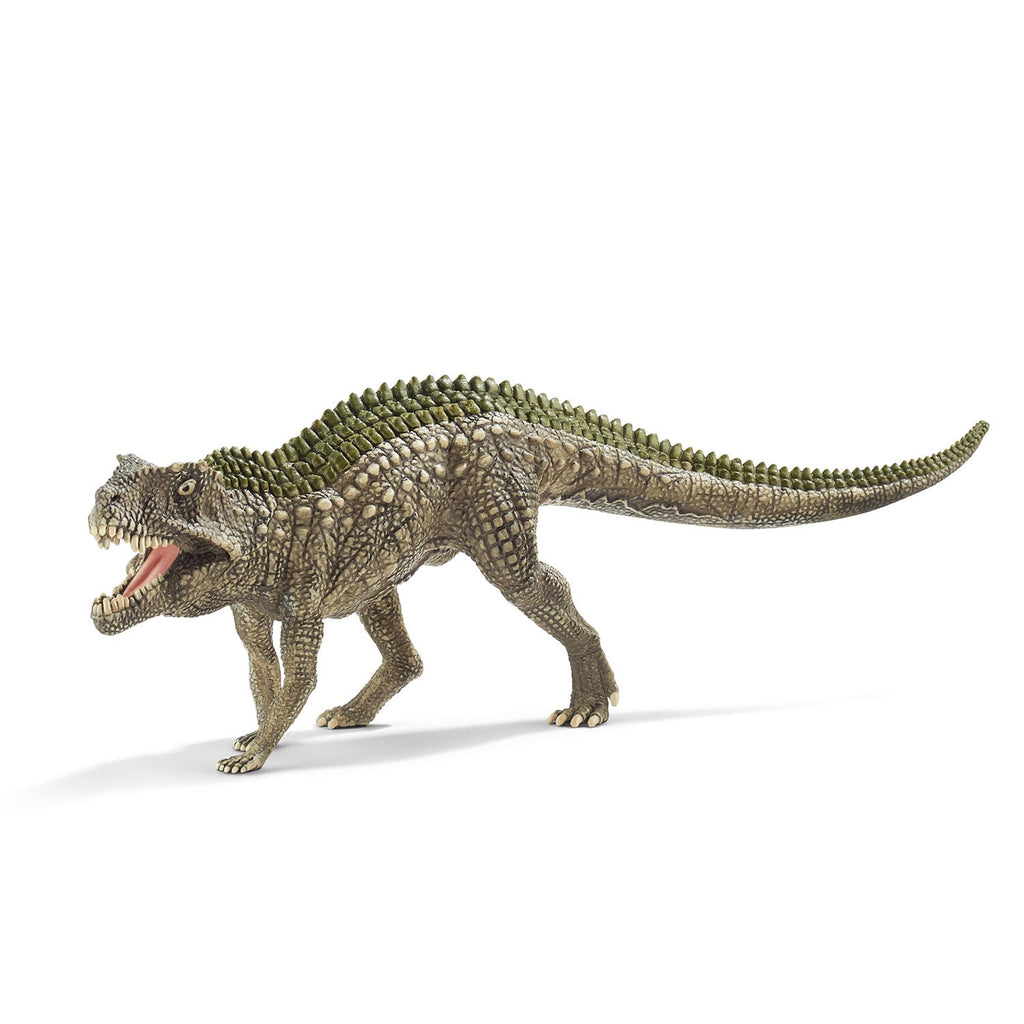 Schleich Dinosaurs Postosuchus Figur auf weißem Hintergrund
