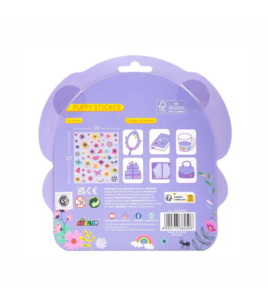 Puffy 3D Garten Sticker zum einfachen Aufkleben und Entfernen für Kinder ab 3
