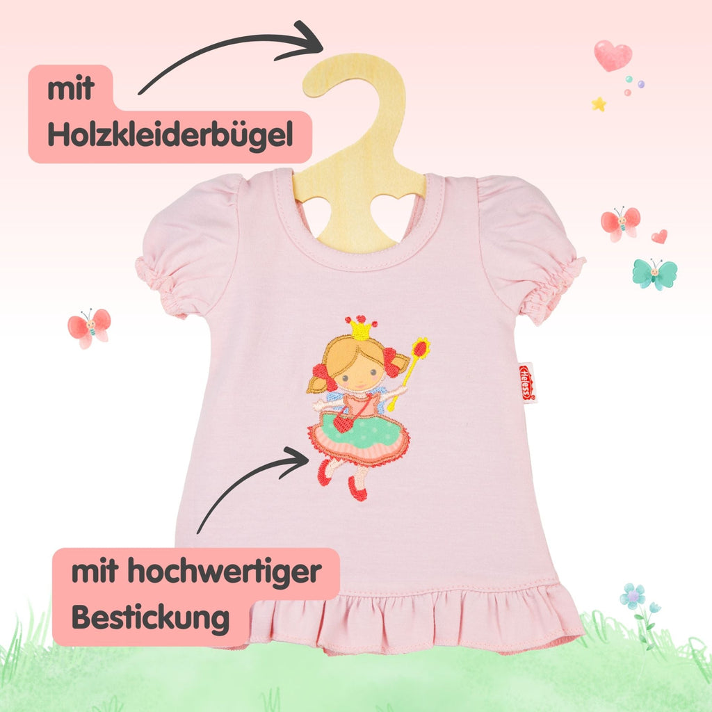Puppenkleidung rosa Nachthemd Prinzessin Emily von Heless