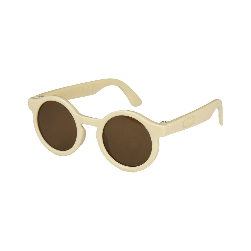 Puppen-Sonnenbrille beige mit runden Gläsern von Heless