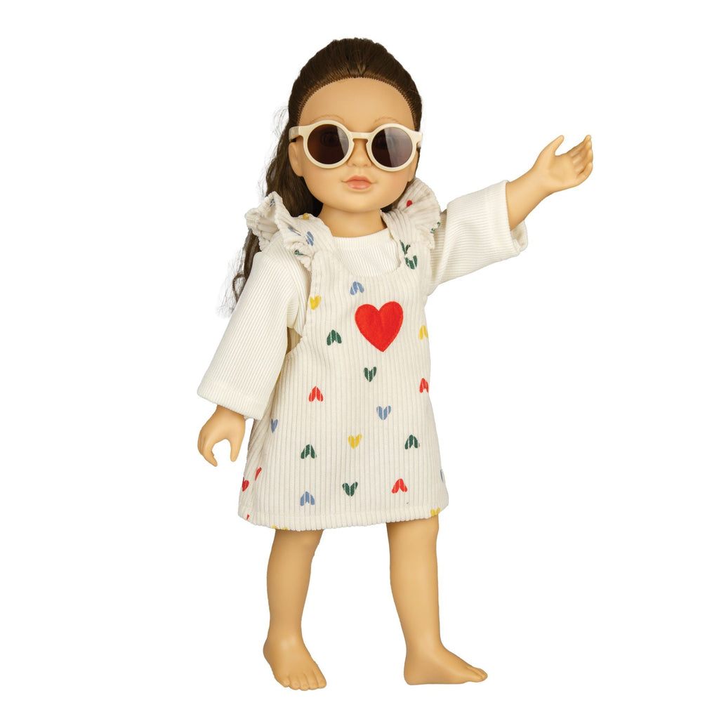 Puppensonnenbrille beige langlebig und stilvoll