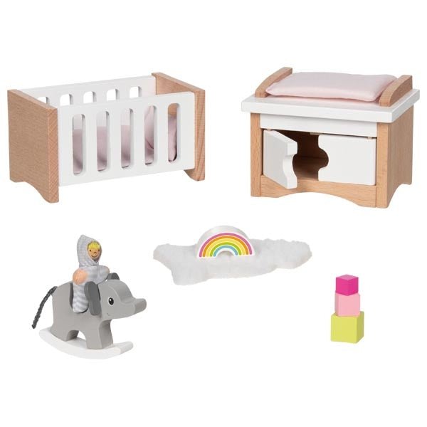 Puppenhaus Zubehör - Babyzimmer Style - Goki