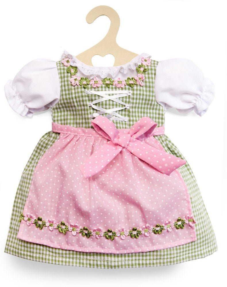 Puppenkleidung - Dirndl Kleid Heidi Gr. 35 - 45 cm - Heless