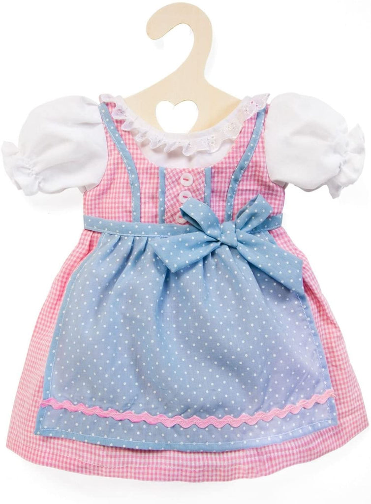 Puppenkleidung - Dirndl Kleid Heidi Gr. 35 - 45 cm - Heless