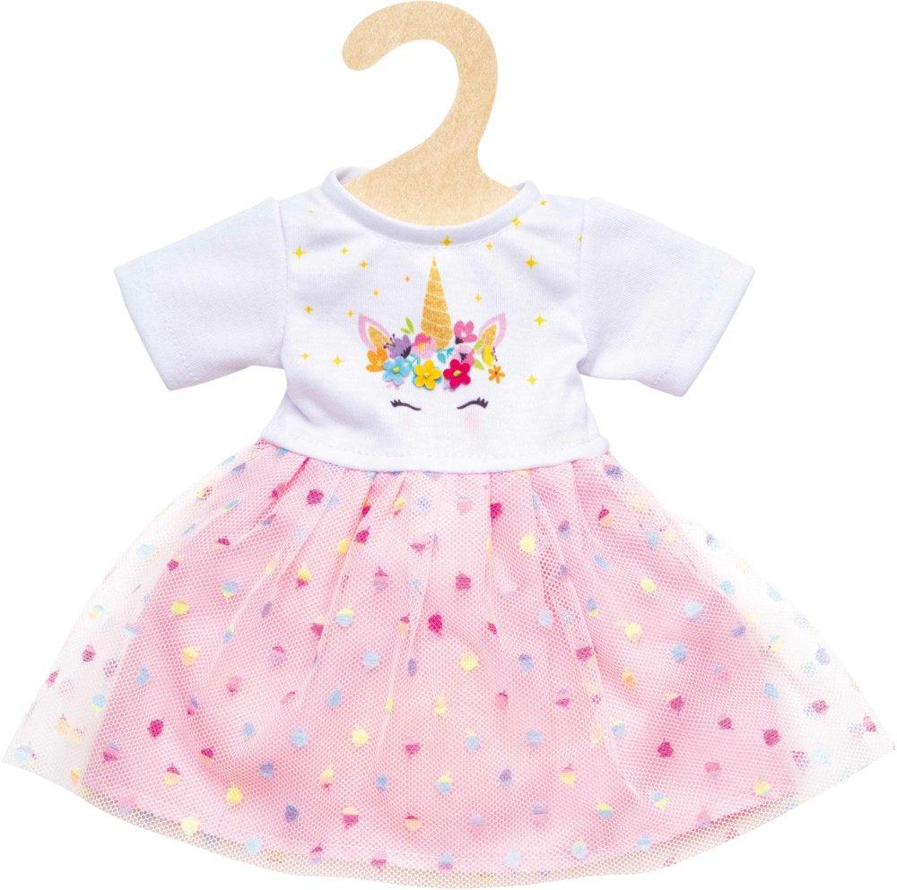 Puppenkleidung - Kleid Einhorn Hannah gr. 28 - 35 cm - Heless