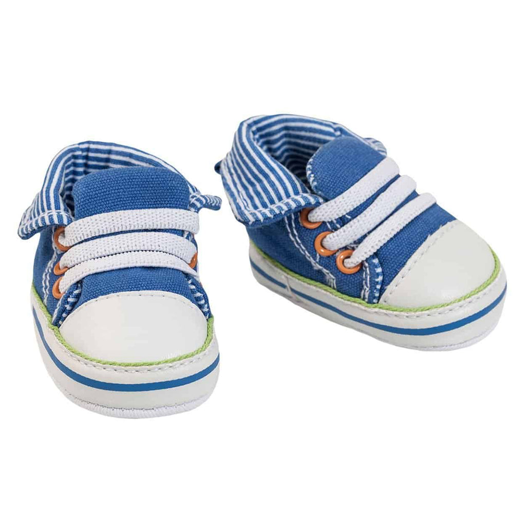 Puppenkleidung - Sneakers Turnschuhe blau - Heless