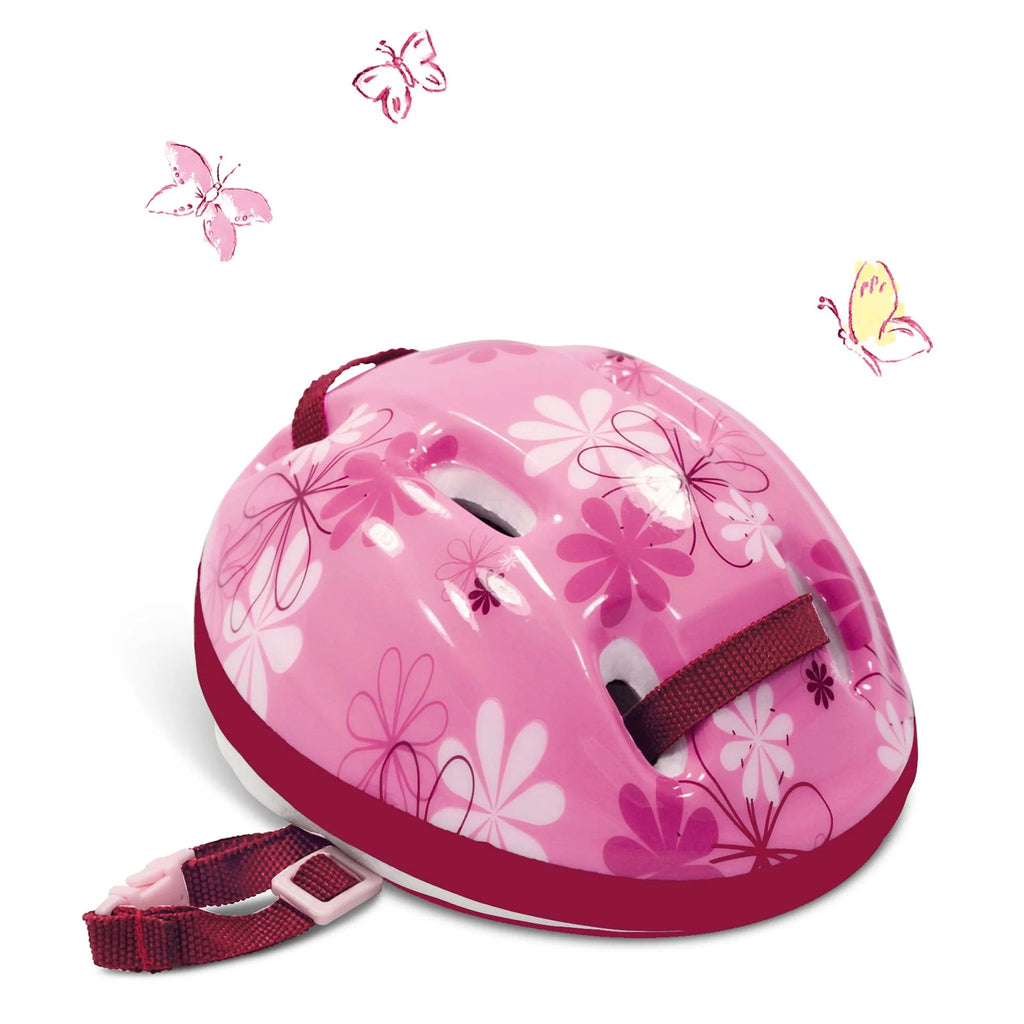 fahrradhelm puppe 30 cm Götz Fahrrad- / Reithelm Blümchen für Puppen – 26-28 cm