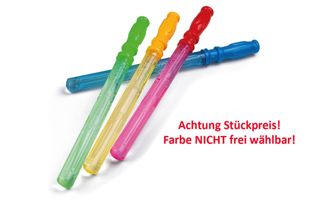 Pustefix Bubble-Schwert mit 118 ml Seifenblasenlösung in bunten Farben