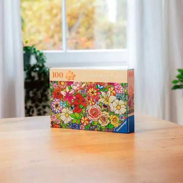 Puzzle 100 Teile - Blumenfenster - Ravensburger