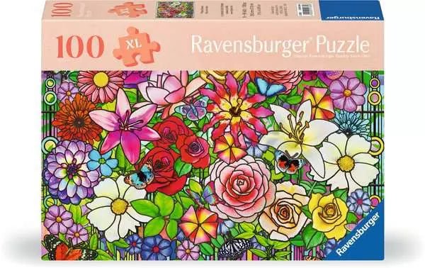 Puzzle 100 Teile - Blumenfenster - Ravensburger