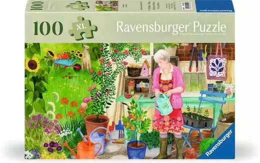 Puzzle 100 Teile - Gartenarbeit - Ravensburger