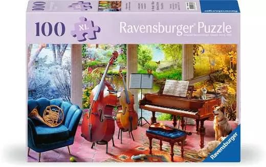 Puzzle 100 Teile - Musikalische Jahreszeiten - Ravensburger