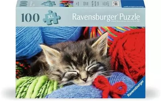 Puzzle 100 Teile - Wollkätzchen - Ravensburger