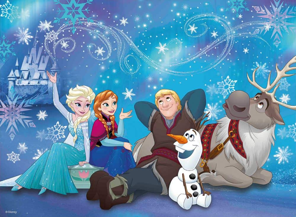 Puzzle 100 Teile XXL - Disney Frozen: Eiszauber - Ravensburger