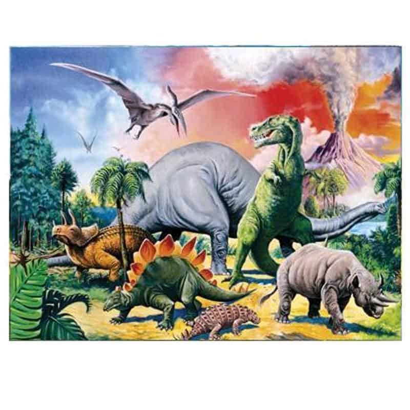 Puzzle 100 Teile XXL - Unter Dinosauriern - Ravensburger