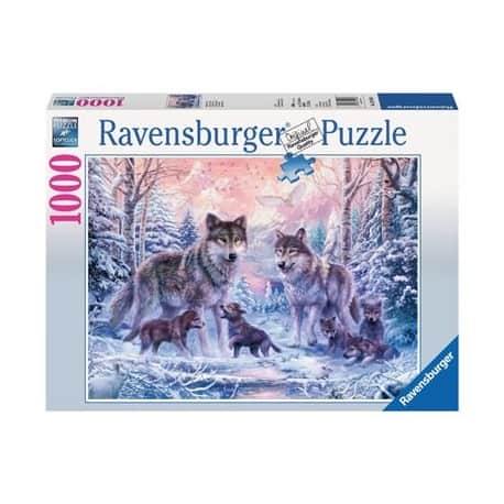 Puzzle 1000 Teile - Arktische Wölfe - Ravensburger