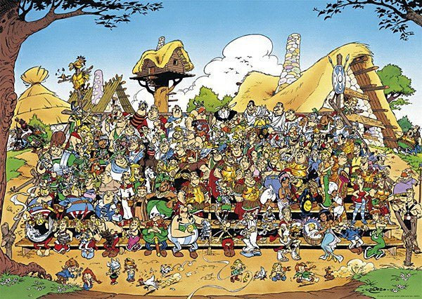 Puzzle 1000 Teile - Asterix Familienfoto - Ravensburger