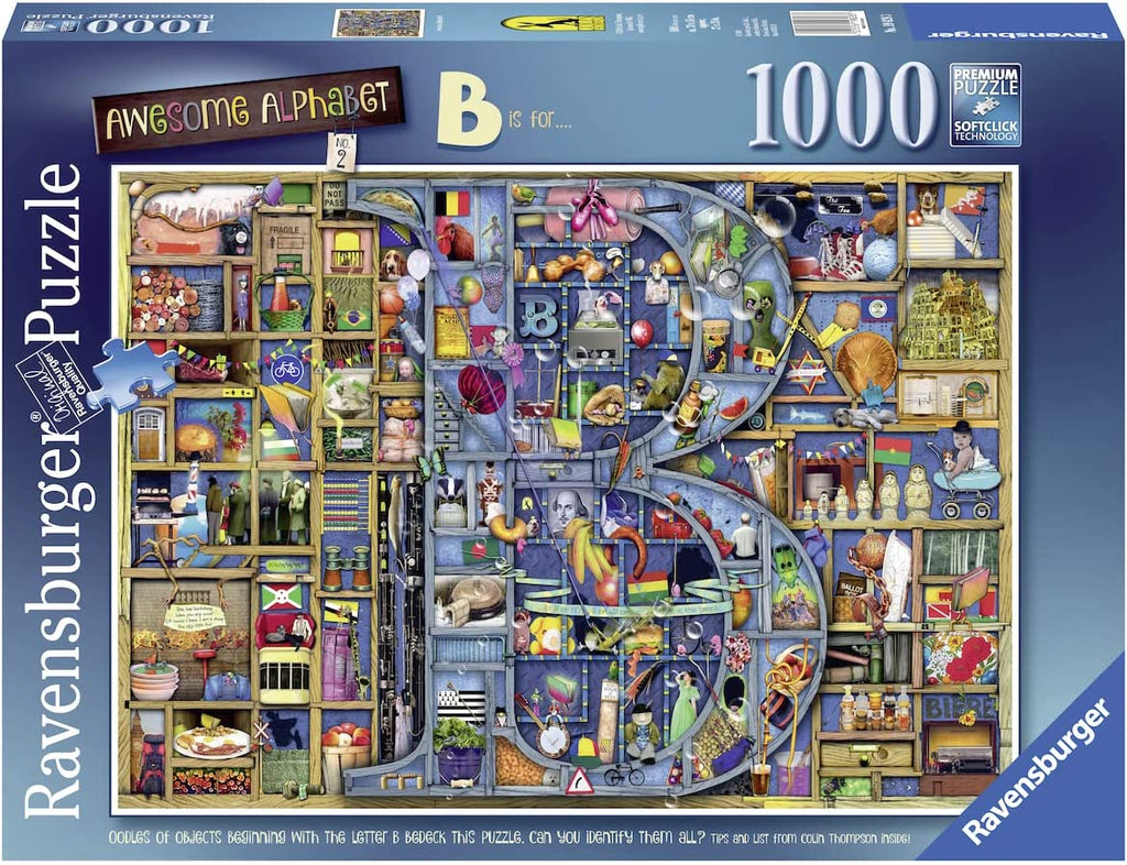 Puzzle 1000 Teile - Awesome Alphabeth "B" - Ravensburger