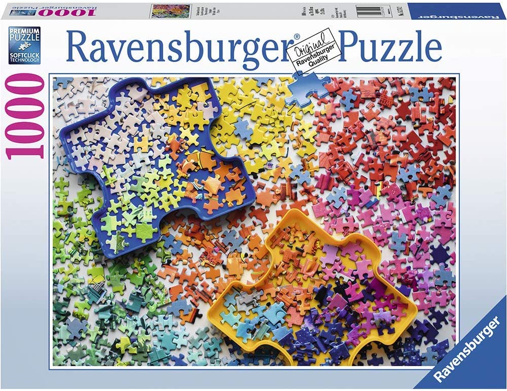 Puzzle 1000 Teile - Bunte Puzzleteile - Ravensburger