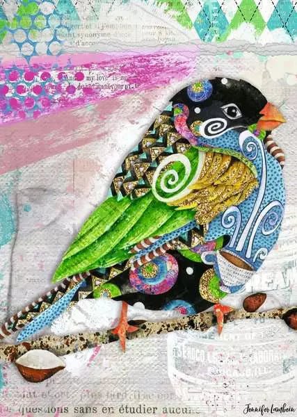 Ravensburger Puzzle 1000 Teile Bunter Vogel Motiv

