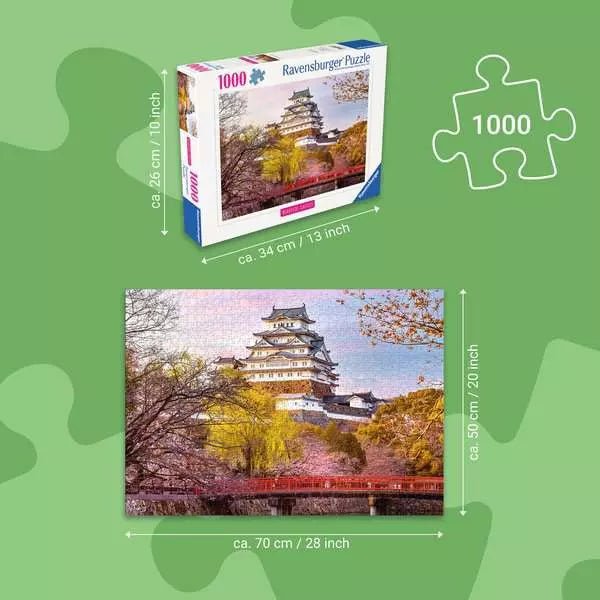 Ravensburger Puzzle 1000 Teile Weißer Reiher Burg Himeji
