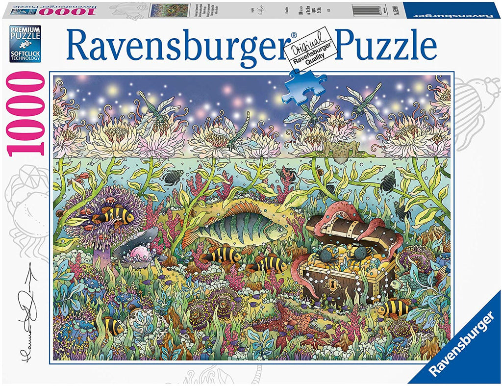 Puzzle 1000 Teile - Dämmerung im Unterwasserreich - Ravensburger