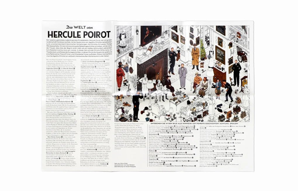 Puzzle 1000 Teile - Die Welt von Hercule Poirot - Laurence King Verlag